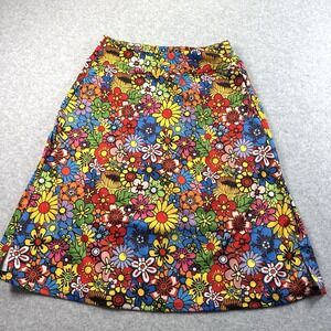 Viodia Women's floral Athletic Skort Skirt With Pockets & Built in shorts  Large